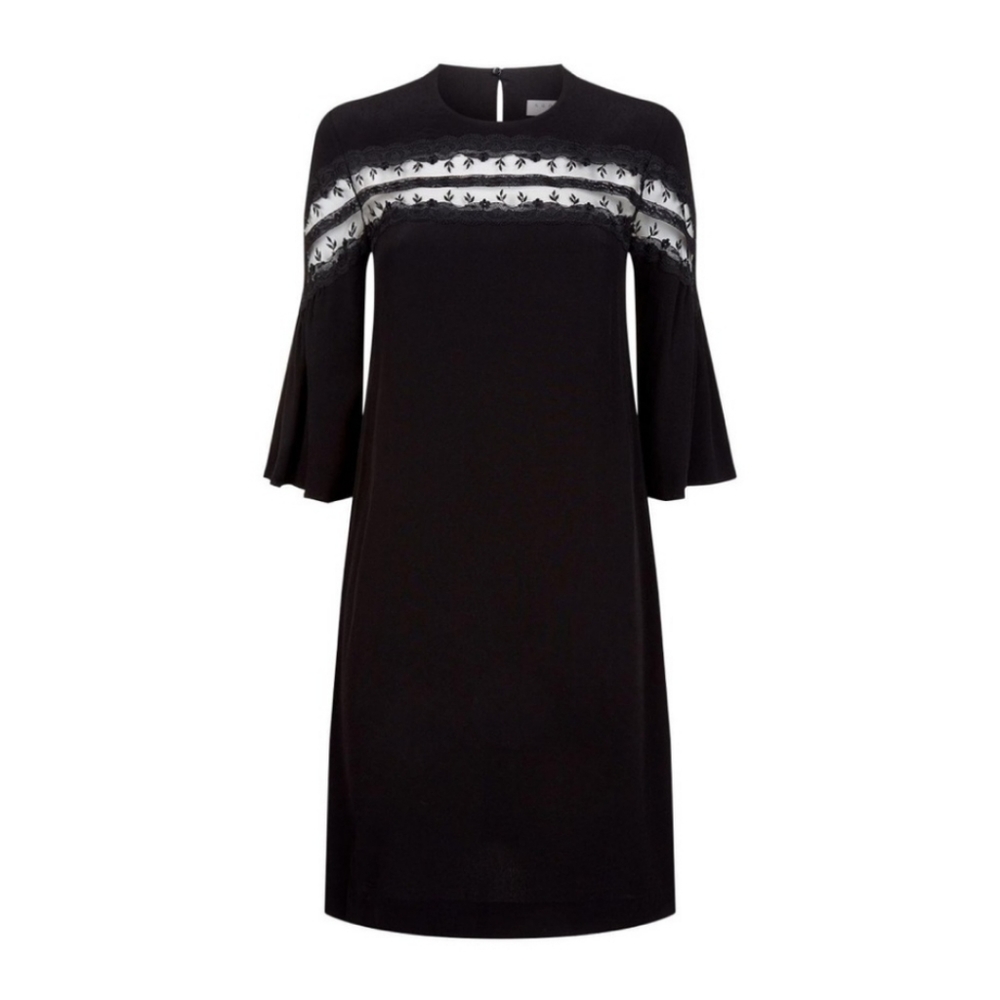 Sandro Sully Sheer Mesh-Inset Mini Dress